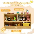Toy Storage Organizer 8Section Display Shelf for Organizing