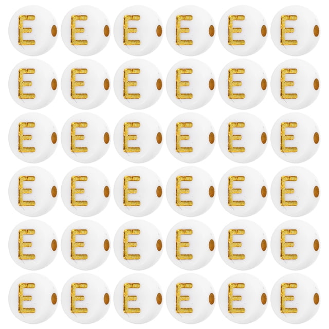 Nestingho 100Ud Letras E Doradas Para Pulseras Joyería Y Regalos De Amistad