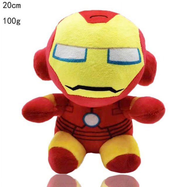 Juguete de peluche de superhéroes de Marvel, versión Q, Spiderman, Iron Man, Capitán América, Groot, Hulk, Venom, regalos de dibujos animados para niños, 20cm