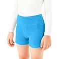 thumbnail image 4 of hengsof Girls Athletic Shorts Kids High Waisted Yoga Dance Biker Shorts Comfy Gymnastics Shorts 5-14Y, 4 of 6