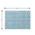 thumbnail image 2 of Knightsbridge Summer Tile 220 GSF Non Skid Back Bath Rug 24 x 40 - Light Blue, 2 of 2