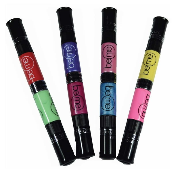 BeMe Nail Art Pens Blooming Color Collection, 4 pens, 8 colors