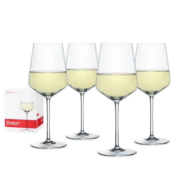 Copas de vino blanco de cristal estilo Spiegelau, 460 ml, juego de 4