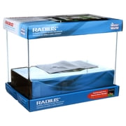 Penn-Plax Water-World Radius Desktop Aquarium Kit – 5 Gallon Glass Tank