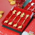 thumbnail image 4 of Christmas Decorations for Home Christmas Table Decor Stainless Coffee Spoons  Tree New Year 2024, 4 of 6