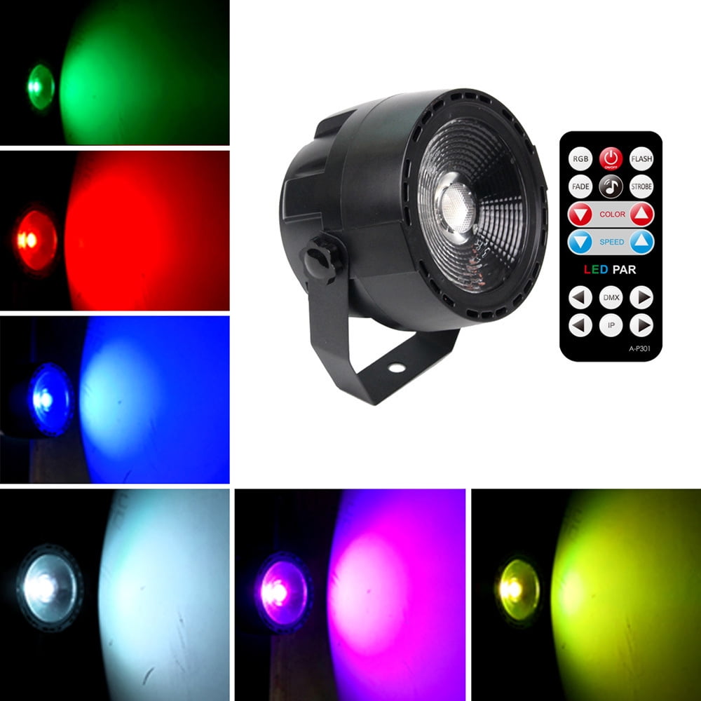 RGB Stage Light 512 Stage Flat Par Lighting Effect DJ Disco Party Holiday Christmas Bar Club Wedding Birthday Show Lights
