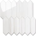 thumbnail image 1 of Baldosas para salpicaduras Vamos, de PVC, color blanco brillante, dolomita, 30 x 30 cm, 1 of 7