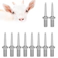 thumbnail image 3 of Steel 10pcs Ear Tag Pin Stainless Steel Livestock Ear Tag Plier Accessory for Cattle  Sheep, 3 of 7