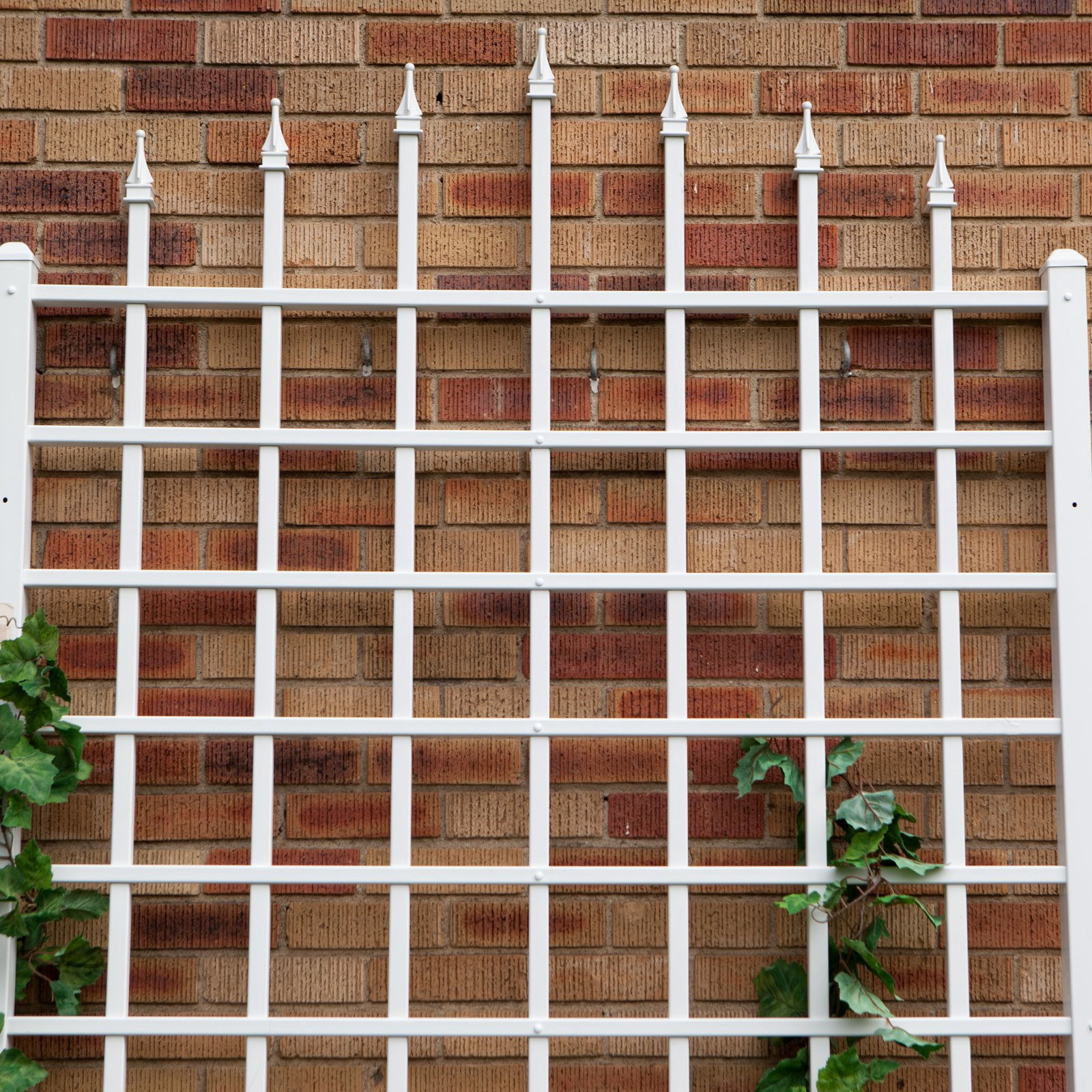 Dura-Trel Winchester Vinyl Garden Trellis, PVC Grid for Climbing Plants, White, 57" x 95"