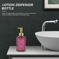 thumbnail image 2 of Delicate Glass Bottle Hand Soap Press Bottle Shampoo Dispenser Bottle 400ml, 2 of 9