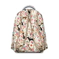 thumbnail image 3 of "Adorable Dog Print Backpack - Durable School Backpack for High School & College, Cute Gift for Dog Owners, Spacious with Organizer Pockets", 3 of 6