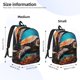 thumbnail image 2 of Easygdp Realistic Turtle Mochila de Lona Resistente para Laptop, Compatible con Laptops de 15 a 17 pulgadas, Ideal para Escuela, Trabajo y Viajes-Small, 2 of 5