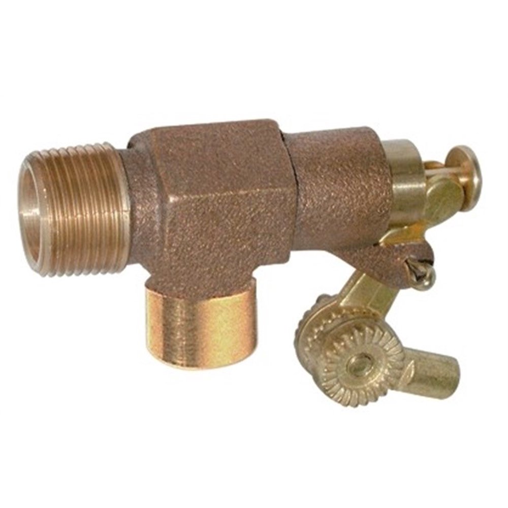 Float Valve,3/4"Ips Bronze Pla