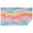 Dreamy Pastel Wave, variant on Colorful Tie Dye Cloud Shape Pattern Rectangle Tablecloth 60"x84",Waterproof Polyester Rectangle Table Cloth, Wipeable Spillproof Polyester Tablecloth for Dining, Camping, Indoor and Outdoor