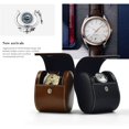 thumbnail image 2 of Watch Travel Case, Single Watch Box, Leather Travel Case for Jewelry, Single Watch Case, 2 of 5