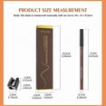 thumbnail image 3 of 24 Hour Eyeliner Gel Pencil Smooth Sharpenable Long Lasting Waterproof Smudge Proof Black Brown Chocolate Plum Stone Eyeliner Makeup Pencil 2g,Makeup Organizers, 3 of 8
