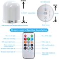 thumbnail image 2 of Luz nocturna, lámpara de noche para niños con control remoto, recargable por USB con función de temporizador, blanco cálido regulable, blanco frío, cambio de color RGB, 2 of 5