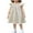 Beige, variant on Ashirexll Little Girl Dresses, Girls Summer Dress, 1-8Y Kids' Solid Color Ruffle Sleeve Round Neck Dress Summer Casual Loose Dress