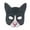 #F, variant on Projectretro Women's Cat Mask Half Face Cat Mask Halloween Costumes masquerade Costume Party Accessory (White)