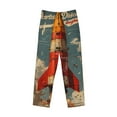 thumbnail image 5 of Balery Rusty Rocket Launch print Men's Pajama Pants,Ultra Lightweight Pjs,Lounge Pant-X-Large, 5 of 9