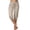 Beige, variant on Endives Crop Pants For Women Lightweight Summer Casual Athletic Cropped Joggers Pant Gym Short Sweatpants With Pockets