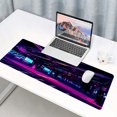thumbnail image 3 of Neon Large Mouse Pad 31.5x11.8 Inches Magic Future Space Urban Housing Pattern Printed Mouse Pad for Home Studio Keyboard Table Mat BDHYMN240, 3 of 6
