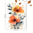 thumbnail image 3 of Qisvanset Framed Canvas Wall Art 12x16 Inch Proverbs Biblical Floral Coastal Dorm Wall Art Decor, 3 of 5