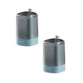 thumbnail image 1 of Oleegame 2PC Stainless Steel Cutlery Set Automatic Pop-up Toothpick Box Holder Container Portable Toothpick Dispenser Green, 1 of 2