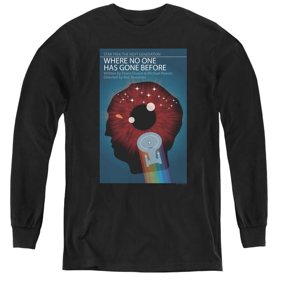 Star Trek - Tng Season 1 Episode 6 - Youth Long Sleeve Shirt - Large