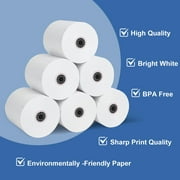 50 Rolls Kitchen Printer Paper 3 x 165' 1 Ply Bond (Non -Thermal) Receipt Paper POS Cash Register Paper