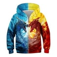 thumbnail image 3 of Aihuaihua Boys Girls Zip Up Hoodies 3D Graphic Hooded Sweatshirts Hoody Coat with Pockets for Kids, 3 of 3