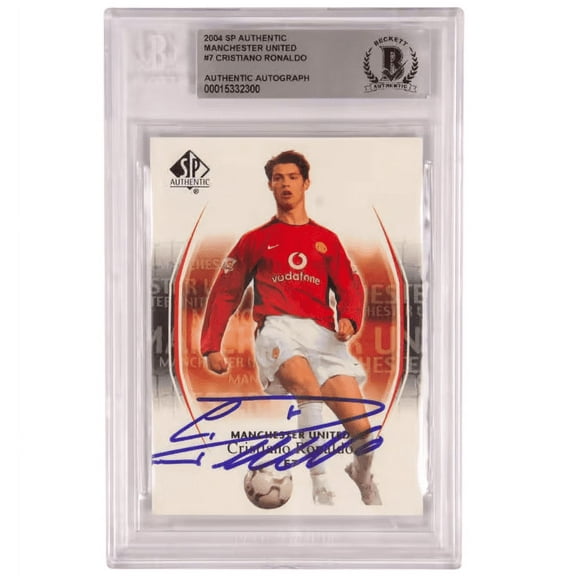 Cristiano Ronaldo Signed 2004 SP Upper Deck #7 Rookie Card – BGS Authentic
