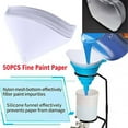 thumbnail image 3 of Professional Fine Paper Paint Strainers 50PCS 190 Mu Filter Nylon Mesh Construction for Enhanced Paint Filtering, 3 of 7