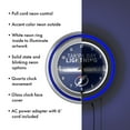 thumbnail image 3 of Tampa Bay Lightning Logo Retro Neon Analog Wall Clock with Pull Chain, 3 of 6