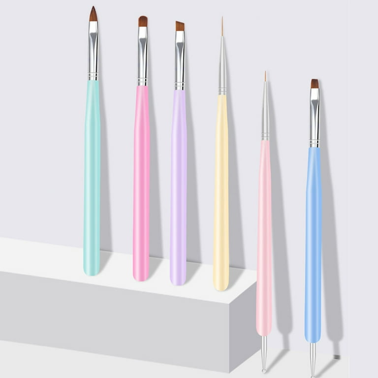 Uv Gel Nail Brush, Poly Extension Gel Brush, Nail Art Tips Builder Brush  Nail Painting Brush Pen Set – ROSALIND