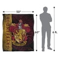 thumbnail image 5 of Harry Potter Blanket, 50"x60" Harry Potter House Crest Gryffindor Silky Touch Super Soft Throw Blanket, 5 of 6