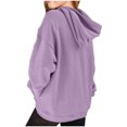 thumbnail image 5 of Girls Bow Printed Oversized Hoodies Loose Casual Long Sleeve Pullover Cute Sweatshirt Tops with Pocket for 5-14Y, 5 of 5
