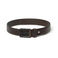 thumbnail image 4 of Men's Handmade Genuine Solid Buffalo Leather Belt Dark Brown Colour, 28" To 32" Waist Adjustable, 4 of 5