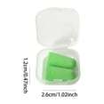 thumbnail image 3 of YWIYIUD 3Pack Reusable Ear Plugs 1inch, Soft Ear Plugs Foam Earplug with Plastic Storage Case, Ear Plugs for Sleeping, Traveling Portable Box Earplugs, 3 of 8