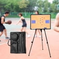 thumbnail image 1 of Tablero de entrenamiento de baloncesto, portapapeles de baloncesto con trípode telescópico, pizarra blanca reutilizable de borrado en seco, tablero de, 1 of 8