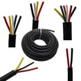 thumbnail image 1 of Câble Audio d'Alimentation 20 gauge 3 Conducteurs (Rouge & Noir & Jaune) 80 Pieds, 1 of 15