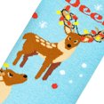 thumbnail image 3 of Cool Socks, Colorful Funny Novelty Prints, Cute Socks for Women, Oh Deer, 3 of 6