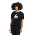 thumbnail image 2 of Reebok Women's Cropped Graphic Tee with Side Slits, Sizes XS-XXXL, 2 of 6