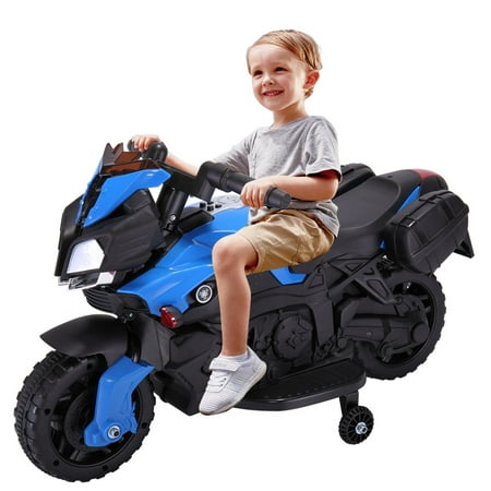 6V Kids Ride On Motorcycle Car Battery Powered 4 Wheel Bicycle Electric (Best Bike Wheels Under 1000)