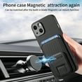 thumbnail image 6 of Allytechgroup Cards Holder Back Case for iPhone 14 Plus, Vintage PU Leather TPU Shockproof Slim Kickstand Anti-Drop Protective Wallet Phone Case Cover for Apple iPhone 14 Plus, Black, 6 of 8