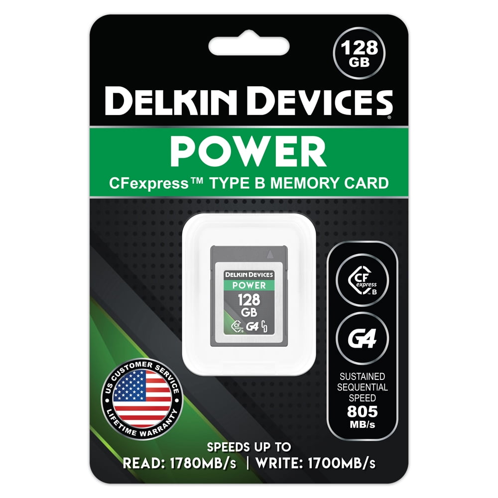 Delkin Devices 128GB POWER CFexpress Type B Memory Card