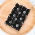 thumbnail image 6 of Masteelf Ceramic Egg Holder with 6 Grids for Kitchen Storage Black AntiSlip Bottom Keeps Eggs Steady and Fresh, 6 of 8