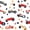 Racing Car Pattern, variant on FORMRS Acrylic Clipboard with Low Profile Clip Standard A4 Letter Size, 12.5" x 9", Racing Car Pattern