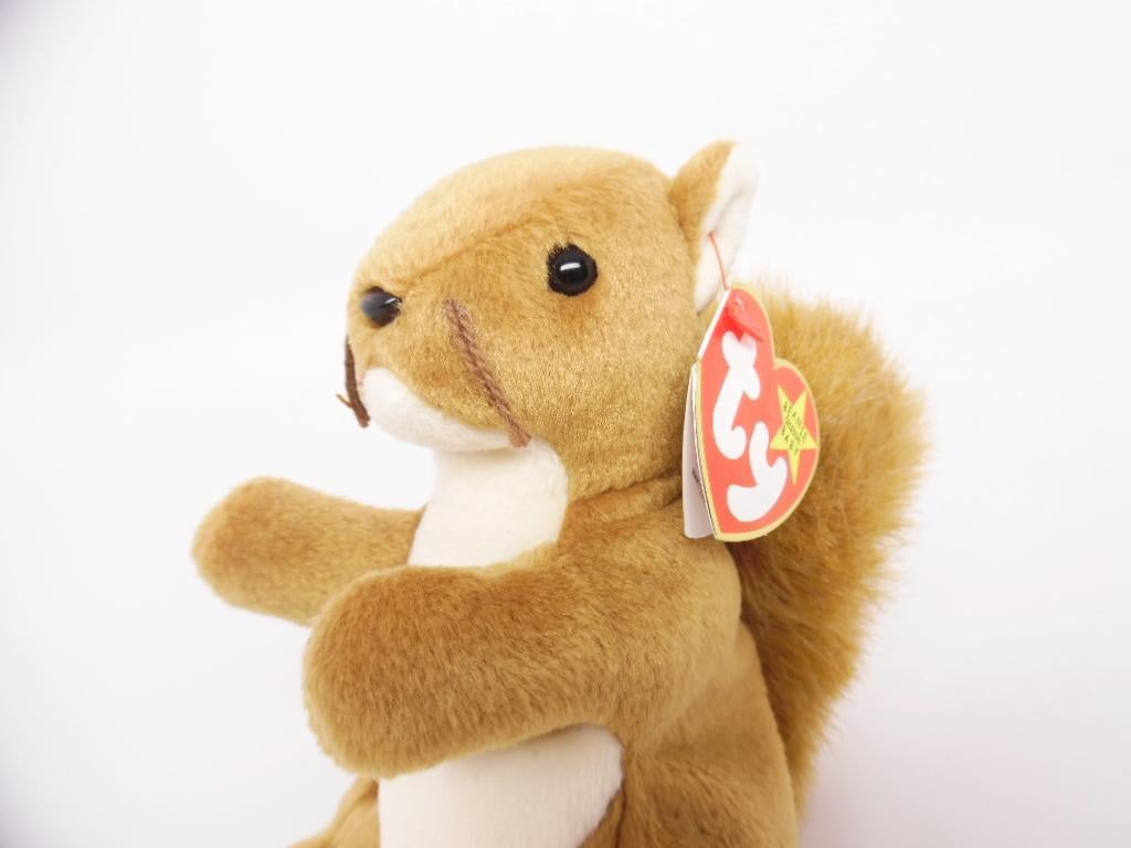 Ty Beanie Baby Nuts the Squirrel Stuffed Animal MWMT