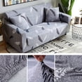thumbnail image 2 of TIFEE Stretch Sofa Covers Printed Couch Cover for Armchair Loveseat Couch Sectional Sofa Slipcover Furniture Elastic Universal Furniture Protector with 1 Pillowcase, 2 of 6